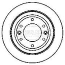 Borg & Beck Brake Disc Pair  - BBD5188 fits Hyundai i800 06/08-