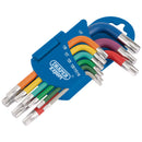 Draper Expert S Colour TX Star Key Set 9PC - 66135