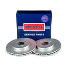 Borg & Beck Brake Disc Pair  - BBD4692 fits Mitsubishi L200 2.5 Di-D 06 -