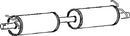 Klarius FE886G - Box With Centre Pipe  - Fits Ford Transit 2.4TDi