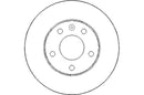 Disctech Brake Disc (Single) - Fits Ldv, Opel - ABD3013 - Front Axle