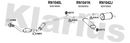 Klarius RN1040L - Box With Centre Pipe  - Fits Renault Trafic II 2.0