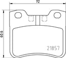 Mintex Brake Pad Set fits -Citroën MDB1806 (also fits other vehicles)