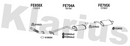 Klarius FE858X - Flexible Pipe  - Fits Ford Focus 1.8 TDCi
