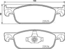 Mintex Brake Pad Set fits -Dacia Renault MDB3930 (also fits other vehicles)