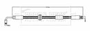 Borg & Beck Brake Hose  - BBH8890 fits RS4,RS6 2004-2008