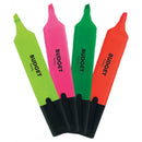 Lyreco Assorted Colour Highlighters - Wallet of 4 - 316307