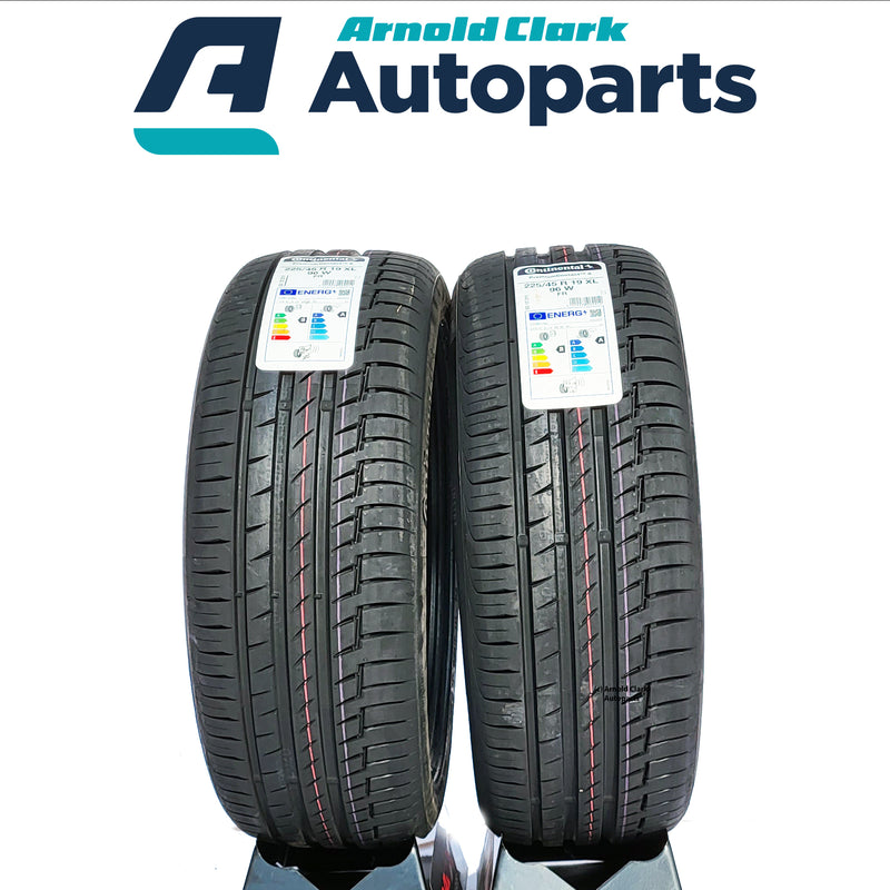 225 45 19 96W Continental Sport Contact 5 Tyres x2 Pair