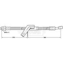 Borg & Beck Brake Hose  - BBH7046 fits Hyundai Getz 1.5,1.6