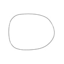 APEC Replacement Stick-On Standard Vehicle Mirror Glass LHS - AMS2728