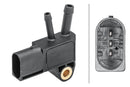 HELLA 6PP 009 409-231 Sensor, exhaust pressure - 3-pin connector - Bolted