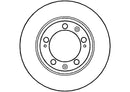 Disctech Brake Disc (Single) - Fits Opel, Porsche - ABD3537 - Front Axle