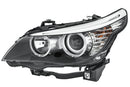 HELLA 1LL 009 449-041 Halogen/DE-Headlight - right - fits BMW 5 (E60)