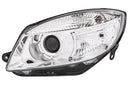 HELLA 1EL 247 045-351 FF/DE/Halogen-Headlight - left - fits Ford Fiesta VI (CB1, CCN)