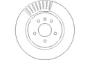 Disctech Brake Disc (Single) - Fits Bmw, Opel - ABD3202 - Rear Axle