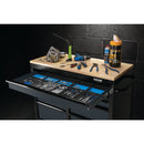 BUNKER Workbench Roller Tool Cabinet, 7 Drawer, 41", Blue