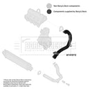 Borg & Beck Turbo Hose  - BTH1572
