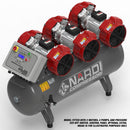 NARDI EXTREME MP 6HP 270ltr 21BAR Compressor