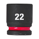 Milwaukee Hex socket ShW 1/2 STD 22mm-1pc - 4932480316