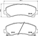 Mintex Brake Pad Set fits -Isuzu MDB3185 (also fits other vehicles)