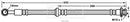 Borg & Beck Brake Hose  - BBH7866 fits GM Agila,Suz Splash,Swift