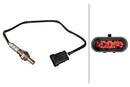 HELLA 6PA 358 221-361 Lambda Sensor - 4-pin connector