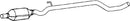 Klarius 311863 - Catalyst Type Approved  - Fits Citroen Dispatch 1.9D