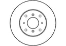 Disctech Brake Disc (Single) - Fits Mg - ABD2664 - Front Axle