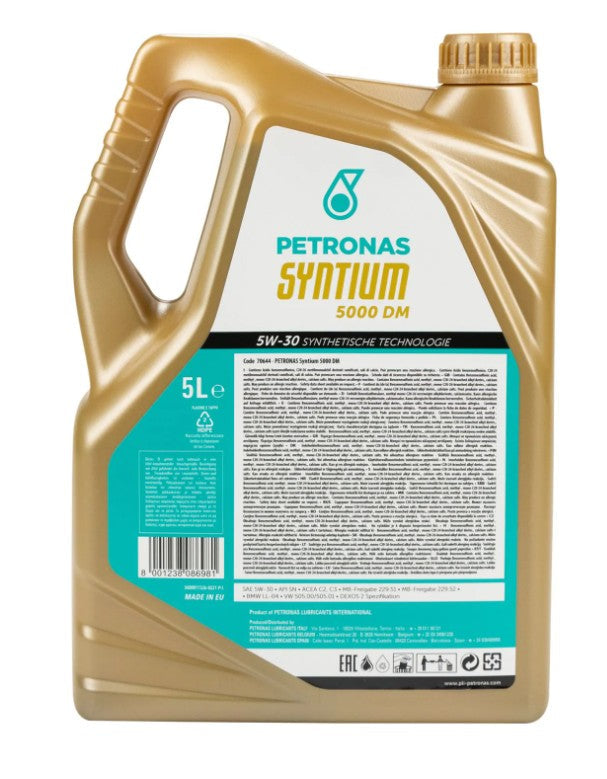 Petronas Syntium 5000 DM 5W30 SN  5Ltr - 70957M12EU