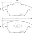 Mintex Brake Pad Set fits -Audi Seat VW MDB3767 (also fits other vehicles)