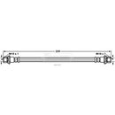 Borg & Beck Brake Hose  - BBH7887 fits Toyota Hi-Lux VI Pick-up (N1)