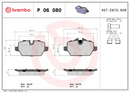 Brembo Brake Pad Set - P06080
