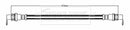 Borg & Beck Brake Hose  - BBH8818 fits Ranger (TKE) 2011-