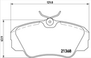 Brembo Brake Pad Set - P59016