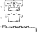 Mintex Brake Pad Set fits -Jaguar MDB3707 (also fits other vehicles)