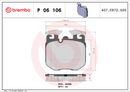 Brembo Brake Pad Set - P06106