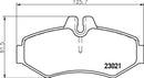 Mintex Brake Pad Set fits -MercedesBenz Puch VW MDB1997 (also fits other vehicles)