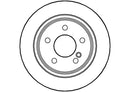 Disctech Brake Disc (Single) - Fits Mercedes-benz - ABD3530 - Rear Axle