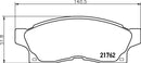 Mintex Brake Pad Set fits -Toyota MDB1498 (also fits other vehicles)