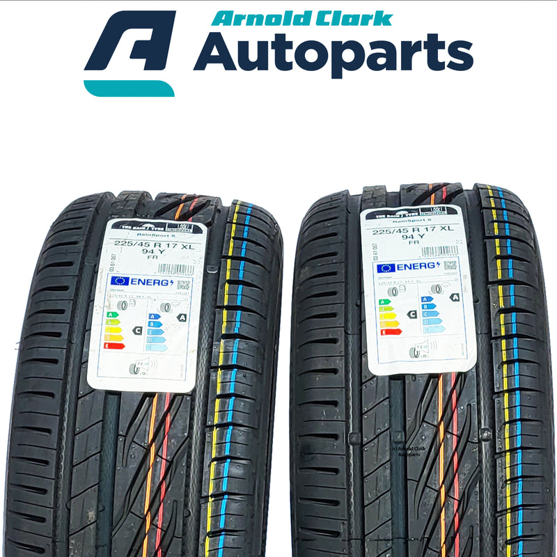 Pneumatico Uniroyal Rainsport 5 225/45 R17 94Y - Estivo, Ad Alto Rendimento Bagnato