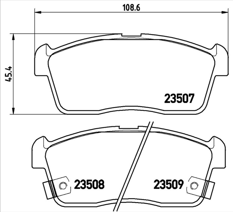 Brembo Brake Pad Set - P79012
