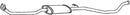 Klarius PG666T - Box With Centre Pipe  - Fits Peugeot 306 1.6i