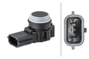 HELLA 6PX 358 141-771 Sensor, parking distance control - 3-pin connector - Plugged