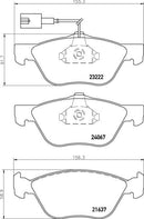 Mintex Brake Pad Set fits -Fiat MDB2133 (also fits other vehicles)