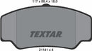 Textar Brake Pad Set - 2114103