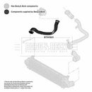 Borg & Beck Turbo Hose  - BTH1521 fits RR Evoque 2.2TD