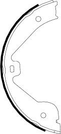 Mintex Brake Shoes fits -Audi Land Rover MercedesBenz Porsche VW MFR636 (also fits other vehicles)
