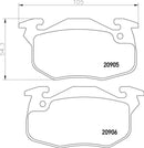 Padtech Brake Pad Set - PAD1807