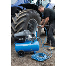Draper 50L Twin V Oil Compressor - 29355
