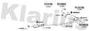 Klarius FE1078E - Centre Pipe  - Fits Ford Kuga 2.0TDCi